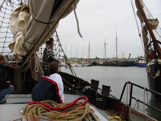 Nicht viel Platz im Hafen