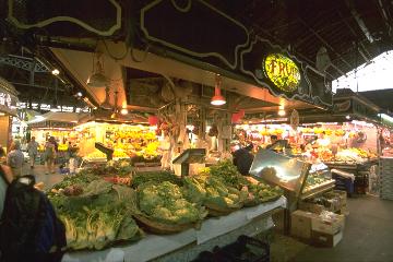 Gemüsestand in La Boqueria