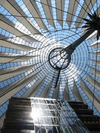 Wolke über dem Sony Center