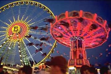 Riesenrad und Kettenflieger 2