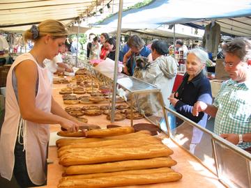 Ein halbes Baguette